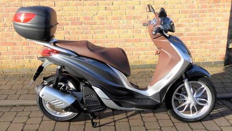 2016/16 Piaggio Medley 125cc ABS Scooter VGC ONLY 633 Miles Balance of 2 Warranty