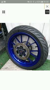 Yamaha r125 / yamaha mt wheels and tyres 2013