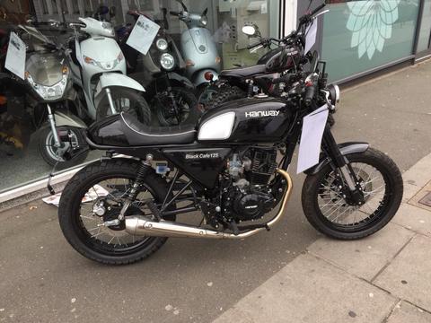 Hanway 125cc Black café