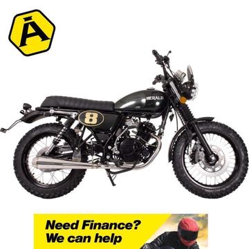 HERALD SCRAMBLER 125 E4 - NEW FOR 2018 - AVAILABLE AT AVON MOTORCYCLES