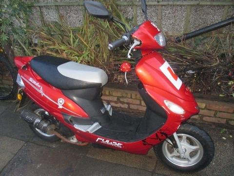 pulse scout 50cc starts runs and rides running project
