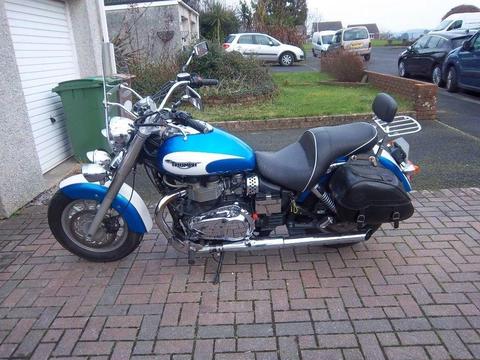 TRIUMPH BONNEVILLE AMERICA 865CC MOT'D GOOD CONDITION