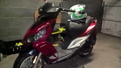 sym jet sport x50 2t. scooter for sale