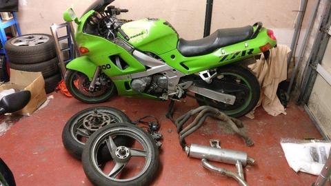 zzr600 kawasaki project motorbike kit spares repairs running