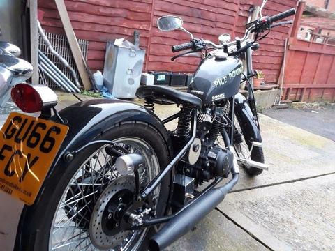 125cc bobber style