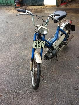 Puch maxi moped runs rides and stops