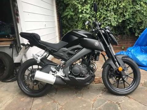 Yamaha MT-125 (ABS) 2017 Tech Black mt125