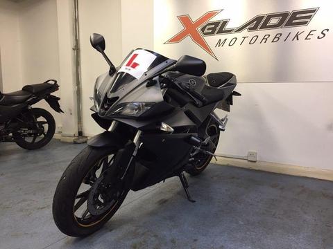 Yamaha YZF R125 Sports Motorcycle, ABS, Tail Tidy, Crash Bungs, Good Cond, ** Finance Available **