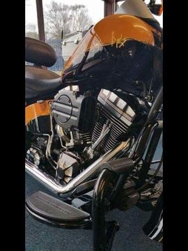 At Hurricane Custom Harley Davidson Fat Boy Bagger 1584cc Not Chopper Bobber