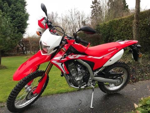 Honda CRF 250L 2017 low miles 850 registered sept 17 immaculate show room condition