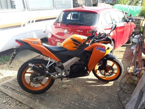 honda cbr 125 2013 new shape