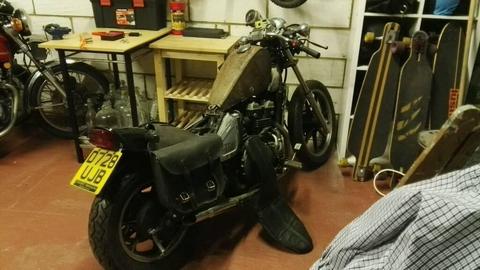 En450 chop bobber running project