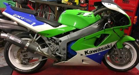 Kawasaki ZXR750 J1 1991 Project, Track Bike, Spares or Repair ZX9R Engine Fitted Swap or Part Ex