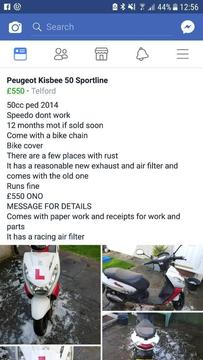 Peugeot Kisbee 50 Sportline
