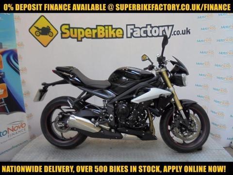 2017 17 TRIUMPH STREET TRIPLE 675 ABS 675CC 0% DEPOSIT FINANCE AVAILABLE