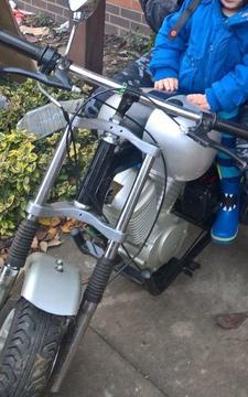 My sons 50cc kids motor bike