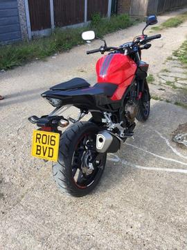 EXCELANT HONDA CB500F 2016 FOR SALE VERY LOW MILS 1300 ONLY.BARGINE.......!
