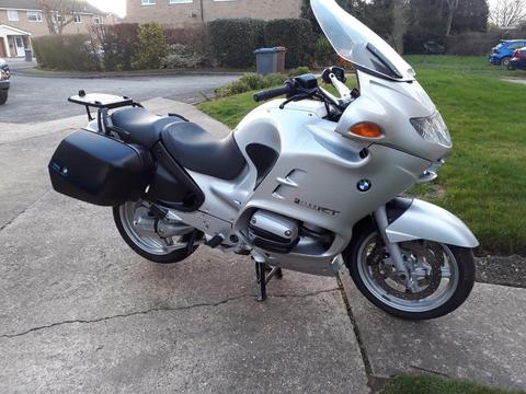 BMW r1150rt tourer with luggage
