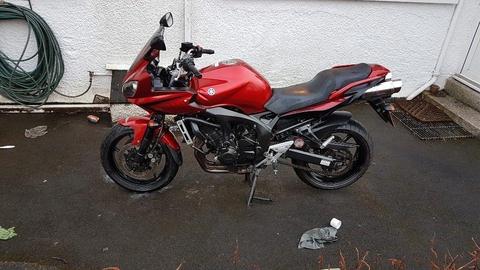 07 fz6 s2 6600 miles fsh uses r6 engine may swap or px