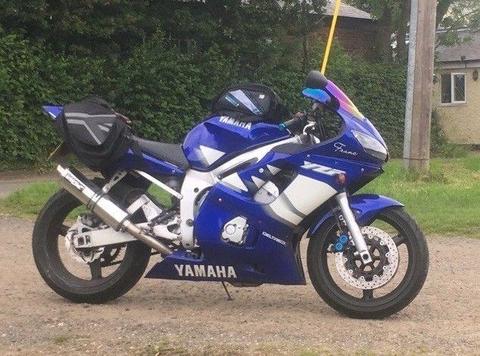 Beautiful Yamaha R6, Blue, Perfect Runner - Great Example