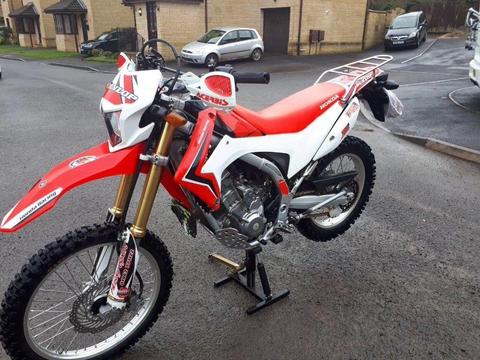 Honda CRF250L with £1000 of extras