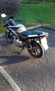 Honda CBF 125cc Silver and Black