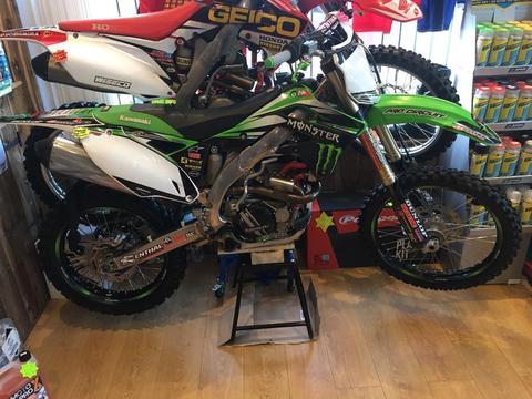 Kawasaki KX F 450 2012 efi fuel injection immaculate condition throughout ready to ride