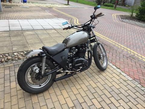 KZ750 bobber project 1977