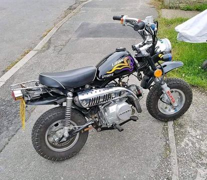 2006 monkey bike 110cc road legal