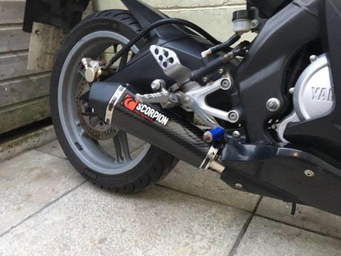 Yamaha yzf r125 full scorpion exhaust good condition for year