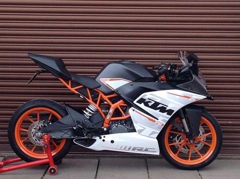 KTM RC 125 ABS 2016. Only 3323miles. Delivery Available *Credit & Debit Cards Accepted*