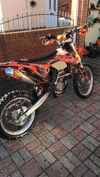 Ktm 350 excf ,62 reg, road legal