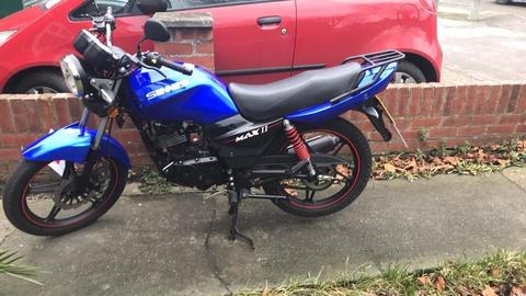 Sinnis max 2 125cc 17 plate