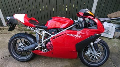 Stunning Ducati 749bip lots of extras carbon new tyres new clutch only £3,950