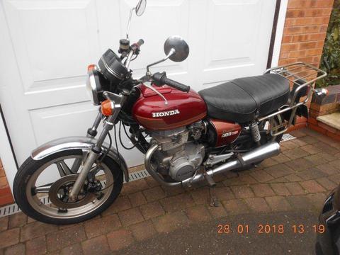 HONDA CB400 TWIN RARE BARN FIND CLASSIC ORGINAL OLD MOTs LAST USED 1998 Great investment May P/X WHY