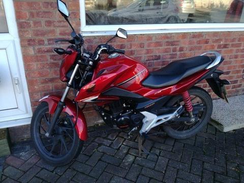 Honda CB125F one owner from new Low Mileage