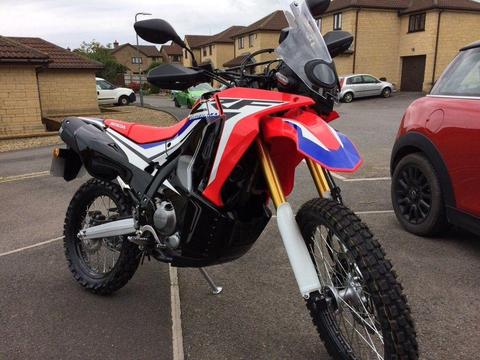Honda CRF250 L Rally , as new with 850 dry miles