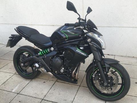 Kawasaki ER6-N ABS (2016) with full security and motorbike equipment