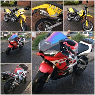 Yzf r6 & ccm 644 swaps or cash or 2for1 swap