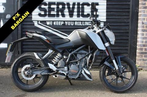 2013 KTM DUKE 125 GREY, ***P/X BARGAIN***