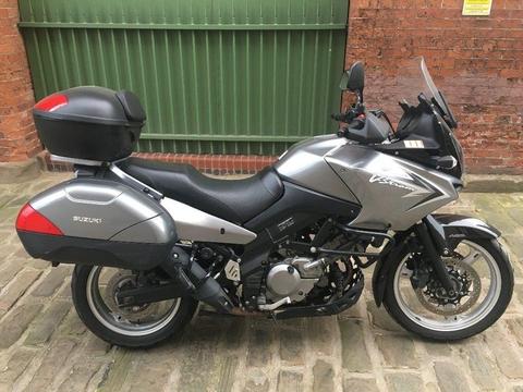 SUZUKI DL 650 AK9 2010 ABS TOP & SIDES PANNIERS MOT 07 HEATED GRIPS META SYSTEM ALARM 2 KEYS 12500mi