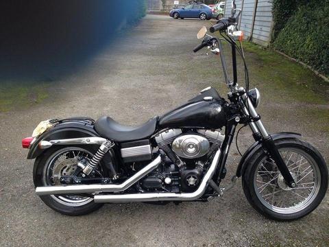 '05 Harley Davidson Dyna Street Bob Vance and Hines Very good condition £6950 For Quick Sale