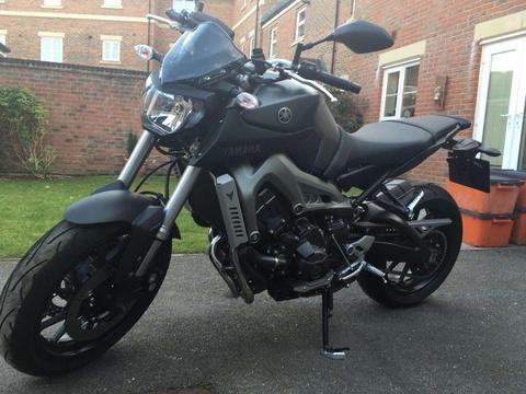 YAMAHA MT09 ABS WITH JUST 158 MILES