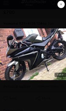 2009 Yamaha Yzf r125