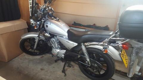 2014/YBR 125cc Yamaha Motorcycle is for sale with 15.442 miles