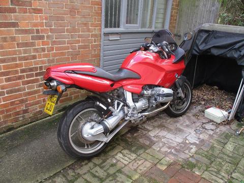 BMW R1100S. A low mileage example only ridden in the dry!