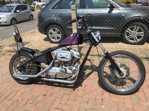 1981 hard tail lane splitter , evo swap