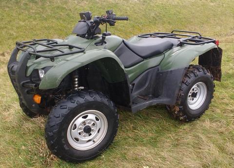 Honda TRX 420 FA ATV Quad Road registered