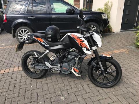 KTM 125 Duke 2014, Excellent Condition, Available Immediately