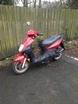 2012 Sym Symply 50 Scooter November 2018 MoT Moped Twist and Go Automatic